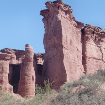 Rock towers - more than 50 meters high